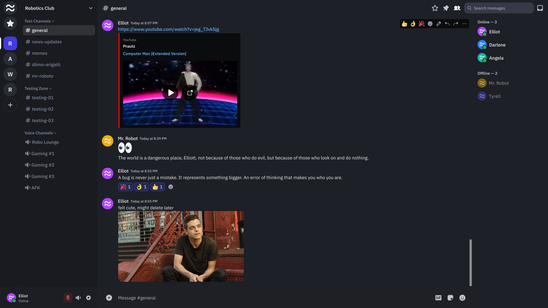Parallax Fluxer desktop interface